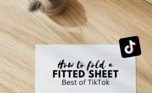 How to fold a fitted sheet TikTok