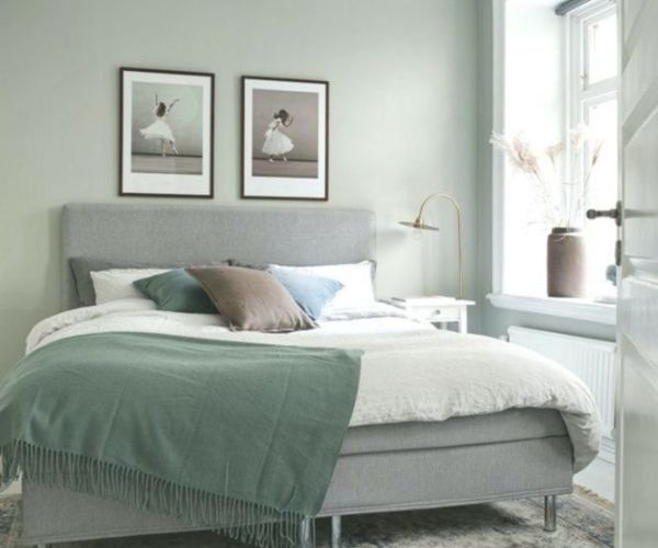 Light green paint color for small bedrooms